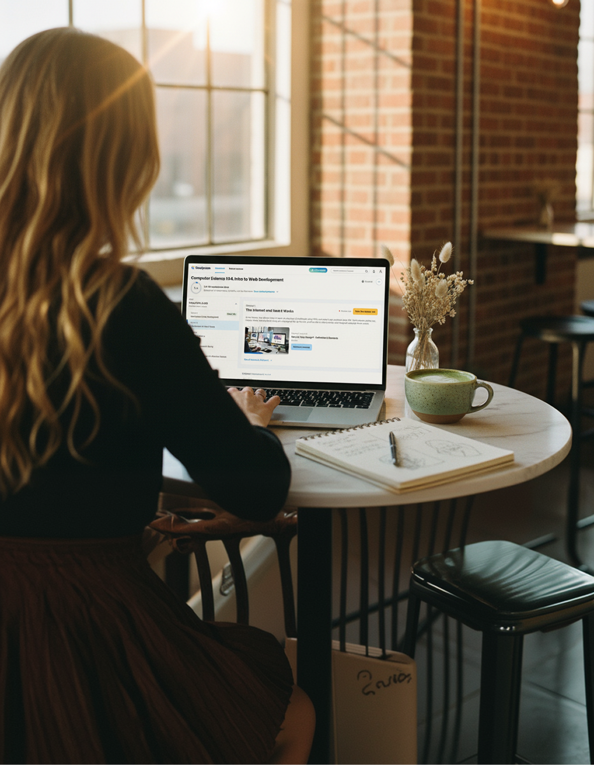 A student studying online — College Saver case study